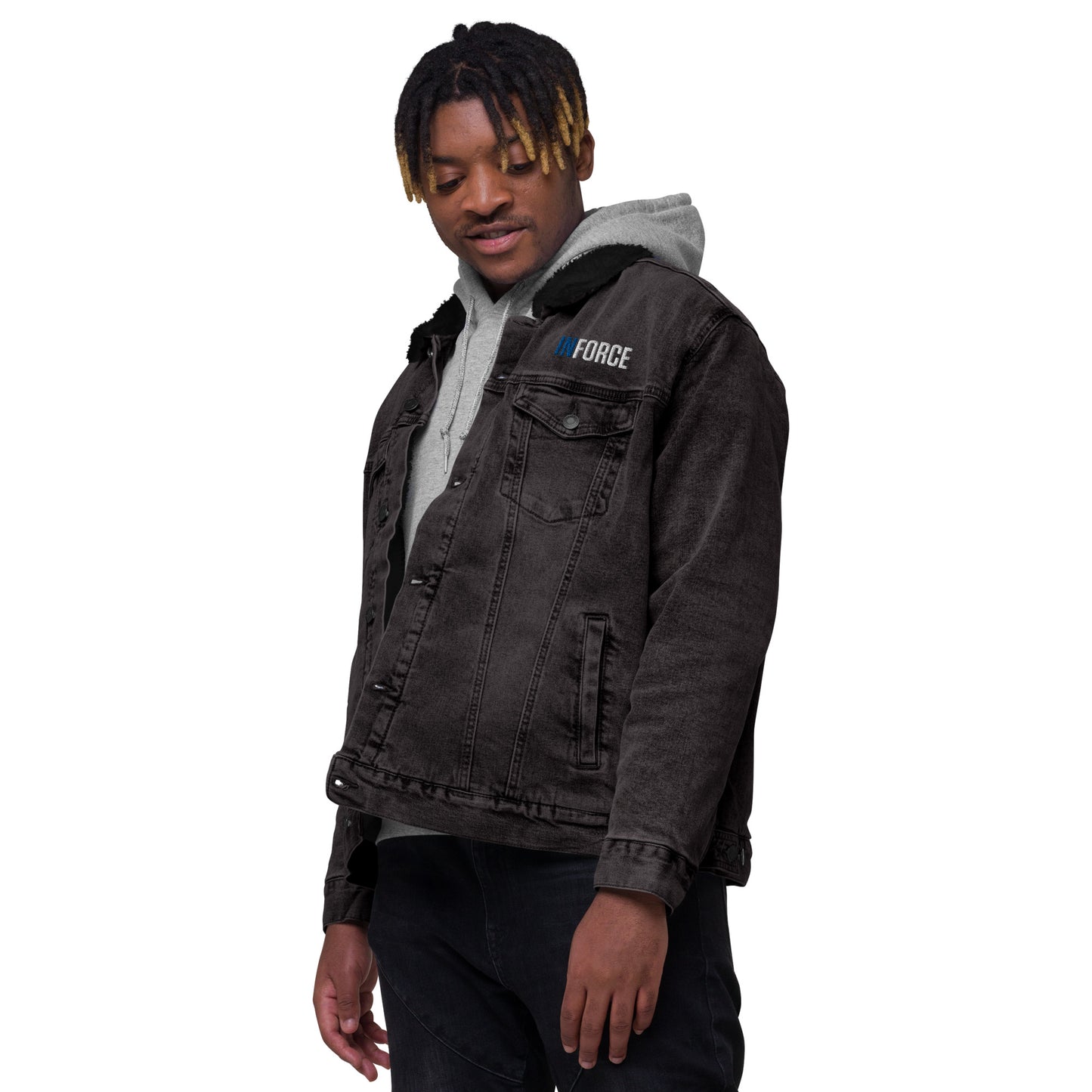 Unisex Sherpa Denim Jacket