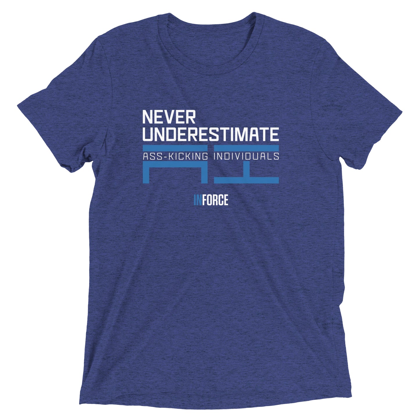 Extra-soft Unisex Triblend Tee (Never Underestimate)