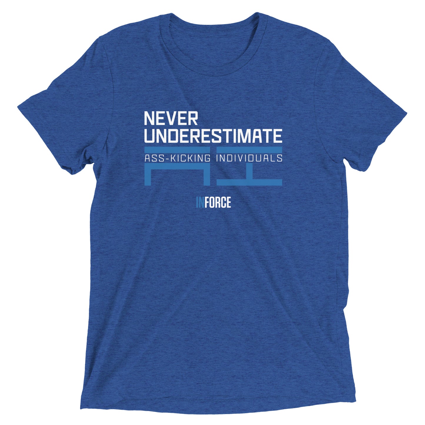 Extra-soft Unisex Triblend Tee (Never Underestimate)