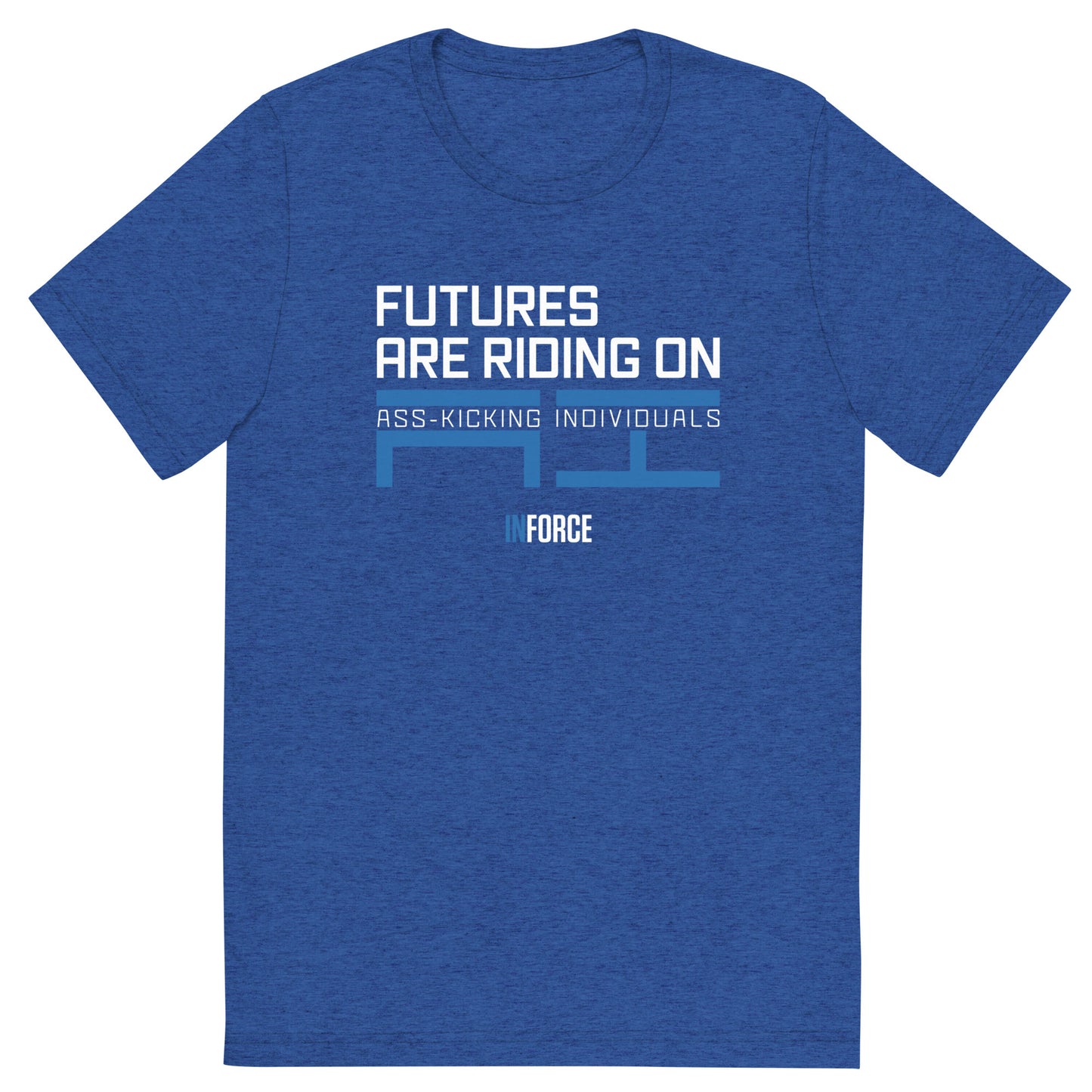 Extra-soft Unisex Triblend Tee (Futures are Riding)