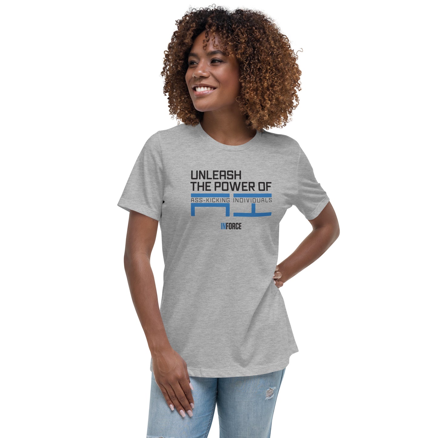 Women's Relaxed Tee (Unleash the Power)