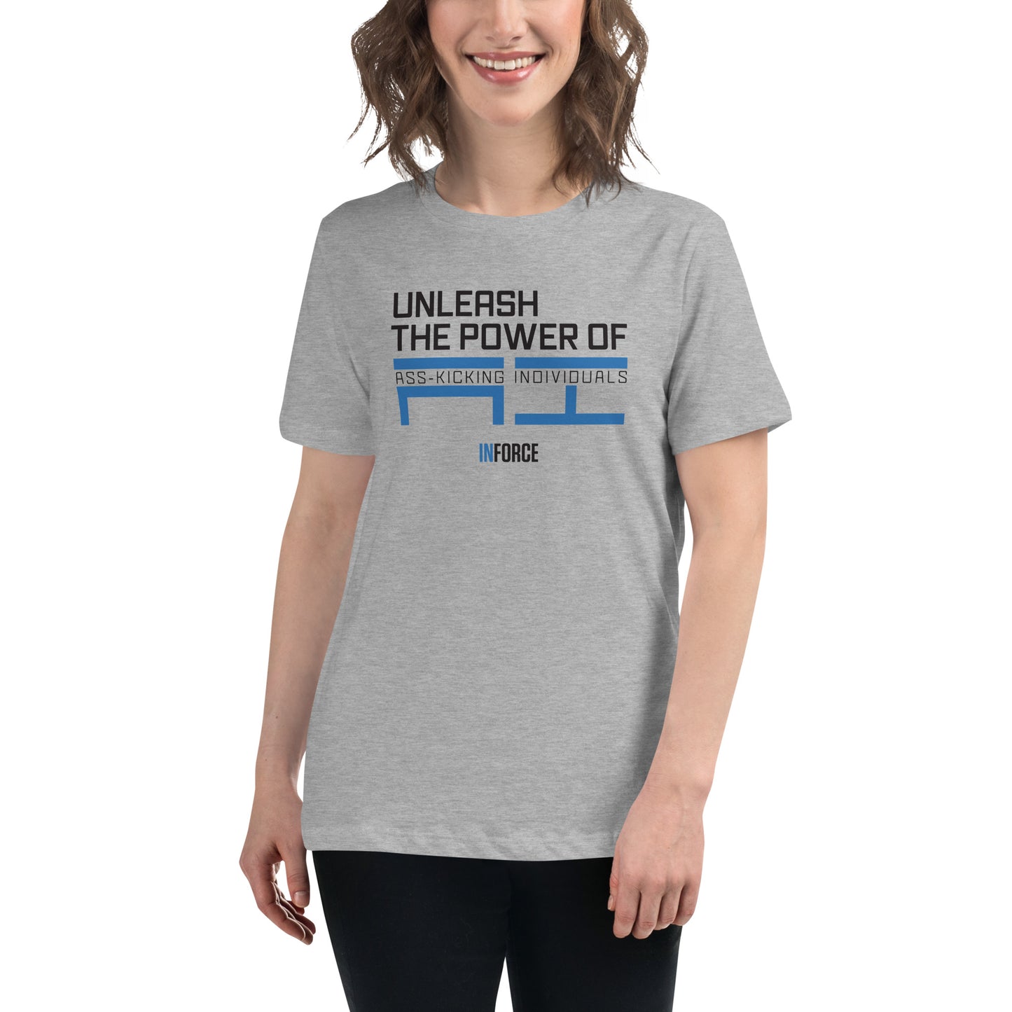 Women's Relaxed Tee (Unleash the Power)