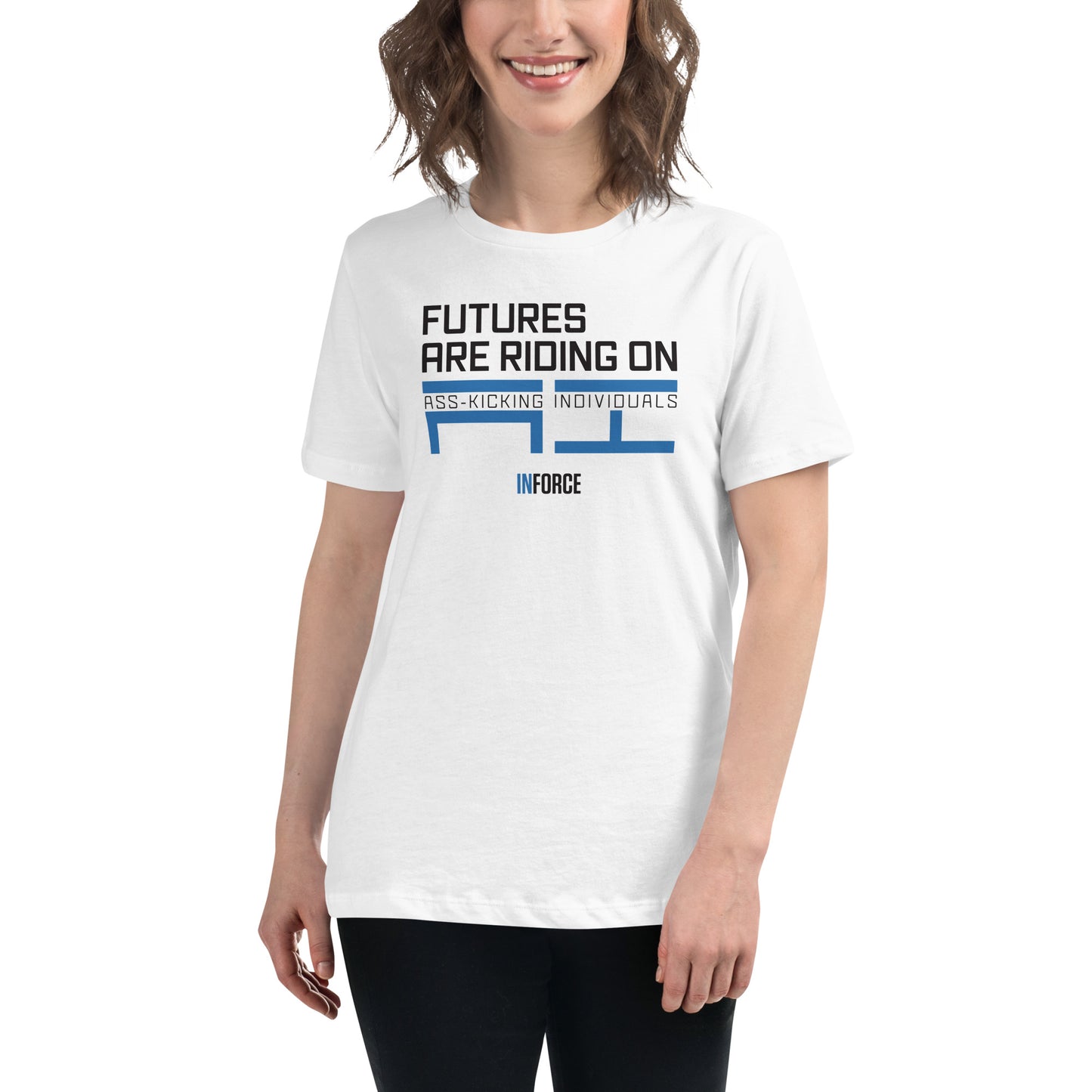 Women's Relaxed Tee (Future is Riding)