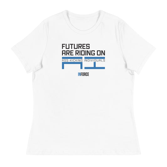 Women's Relaxed Tee (Future is Riding)